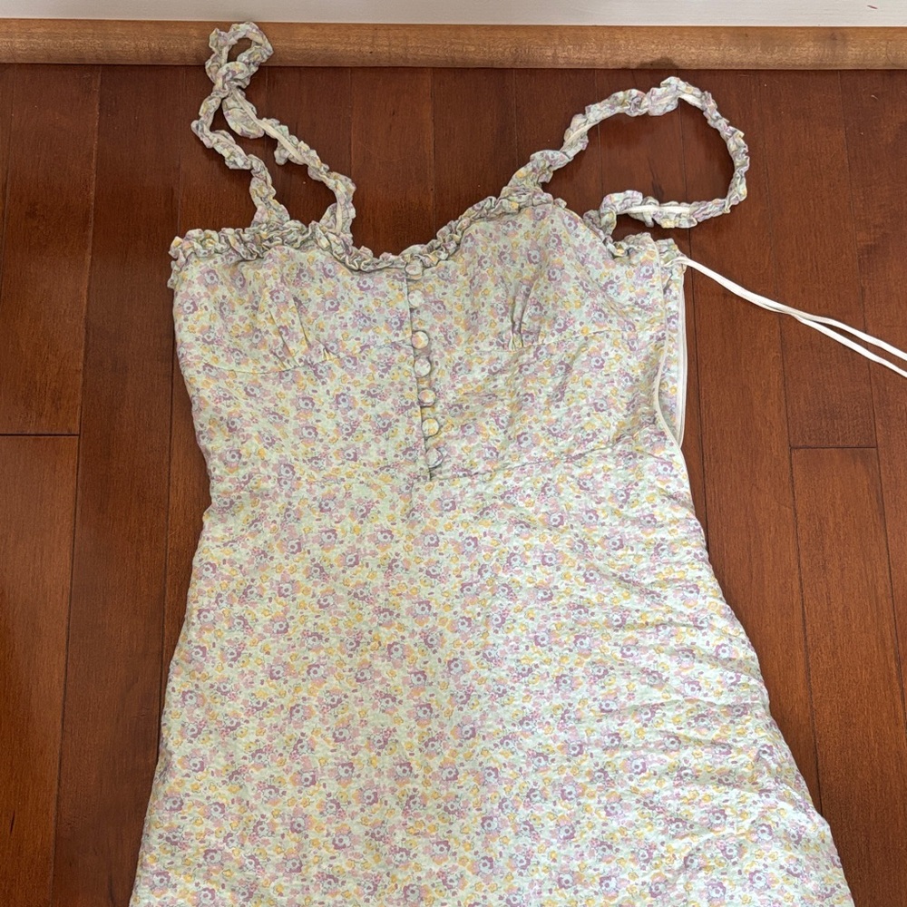 Zara Floral Sundress with Ruffled Straps